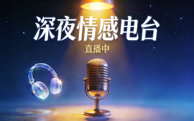 深夜情感电台直播高清封面